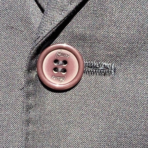 Vintage Brioni Black Wool/Cashmere Jacket made in Italy - sz 48R, US 40R - Picture 3 of 8